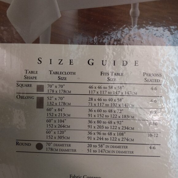 Linen Weave Tablecloth 70" Square Classic Mitered Design Lavender Vintage NEW - Picture 8 of 10